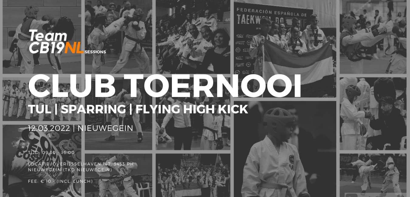 CB19NL Toernooi | Taekwon-Do Nieuwegein
