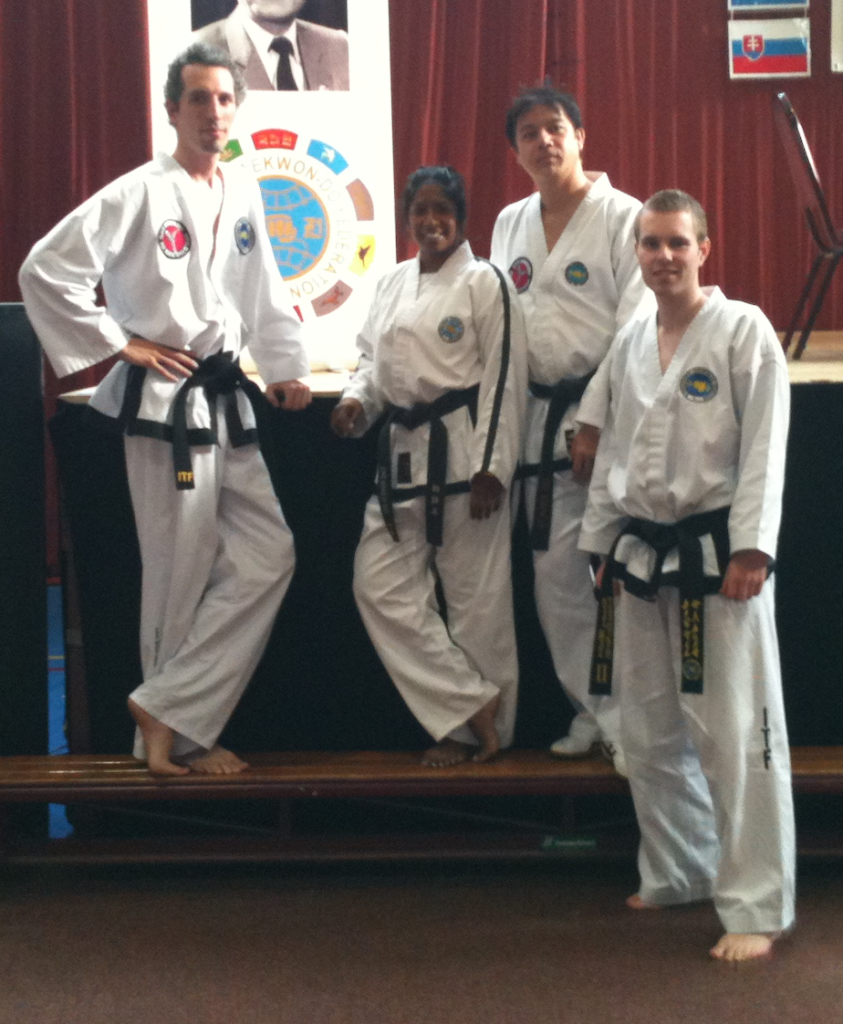 Vousia Farzan Hans Braakman Wouter Meijer Niels Floor Taekwon-Do Nieuwegein