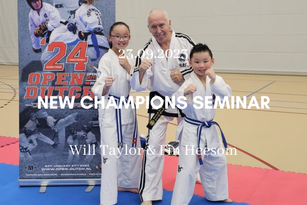 New Champions Seminar Taekwon-Do Nieuwegein