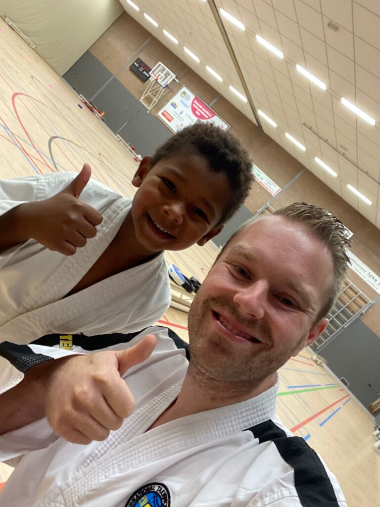 Rayyan en Wouter Taekwon-Do Event Elburg