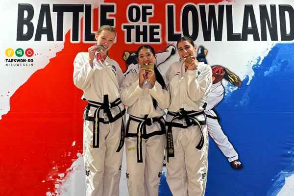 Mailinh, Milou & Elena Battle of the Lowlands 2026 Taekwon-Do Nieuwegein